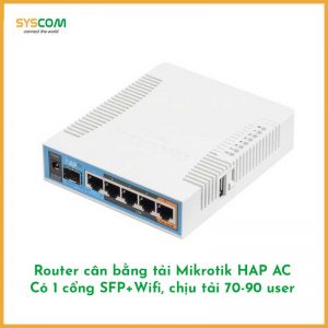 Router cân bằng tải Mikrotik RB962UiGS-5HacT2HnT Wifi (hAP ac)