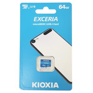 Thẻ nhớ MicroSD 64GB Kioxia Exceria 100/15 MBs