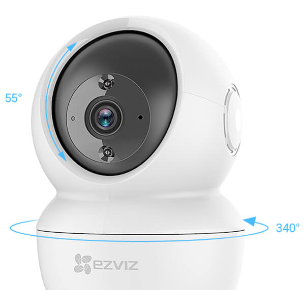 Camera wifi không dây Ezviz C6N Full HD1080P 2Mp thẻ nhớ Micro SD, đàm thoại 2 chiều, xoay 360 độ