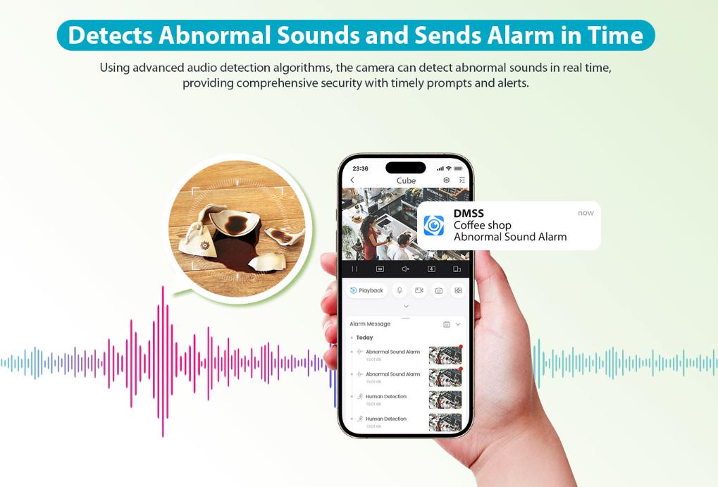 Camera wifi trong nhà Dahua DH-H3AE 3MP, Phát hiện người, Đàm thoại 2 chiều