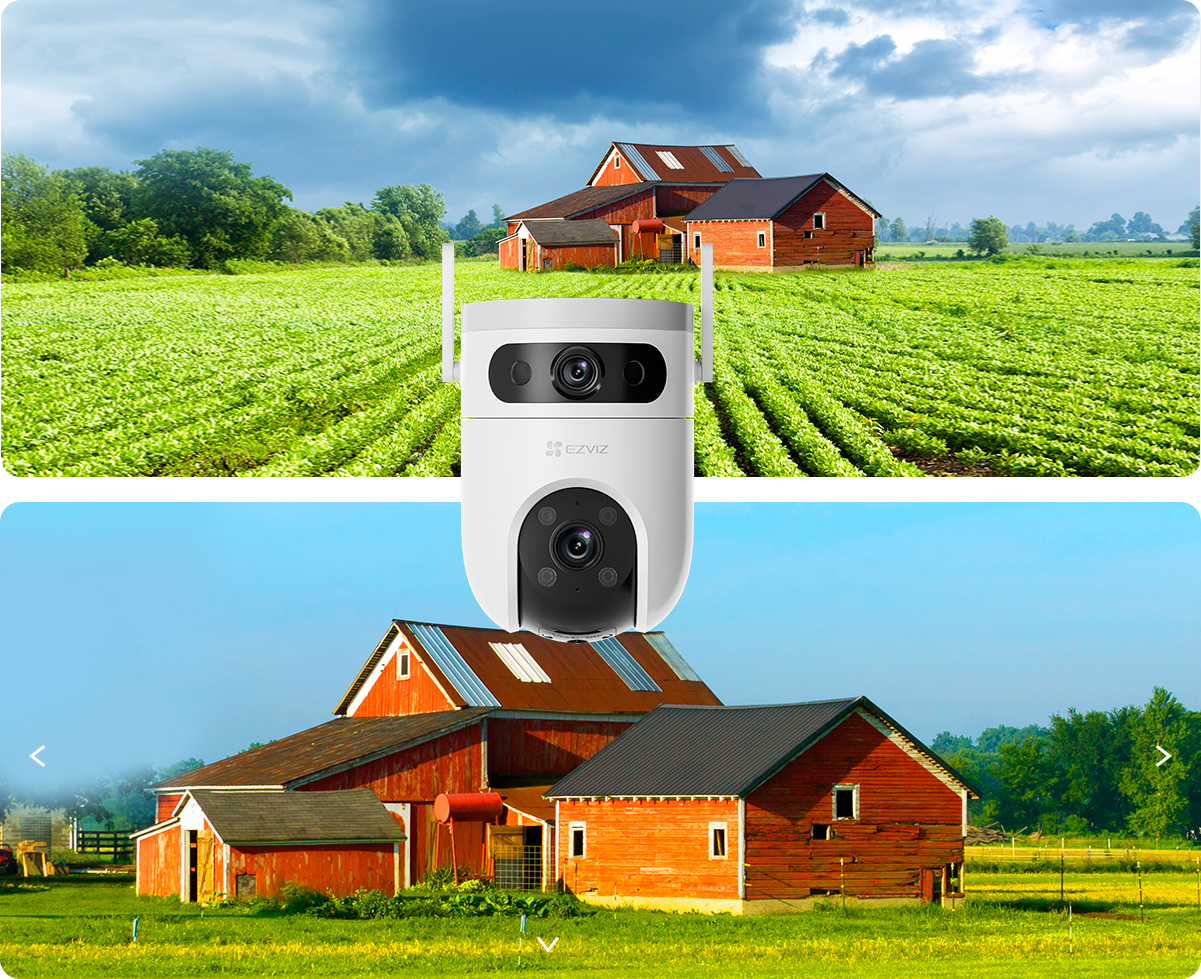 Camera 2 mắt ngoài trời thông minh Ezviz H9C 3MP+3MP đàm thoại 2 chiều, cảnh báo chủ động