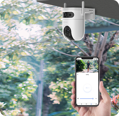 Camera 2 mắt ngoài trời thông minh Ezviz H9C 3MP+3MP đàm thoại 2 chiều, cảnh báo chủ động