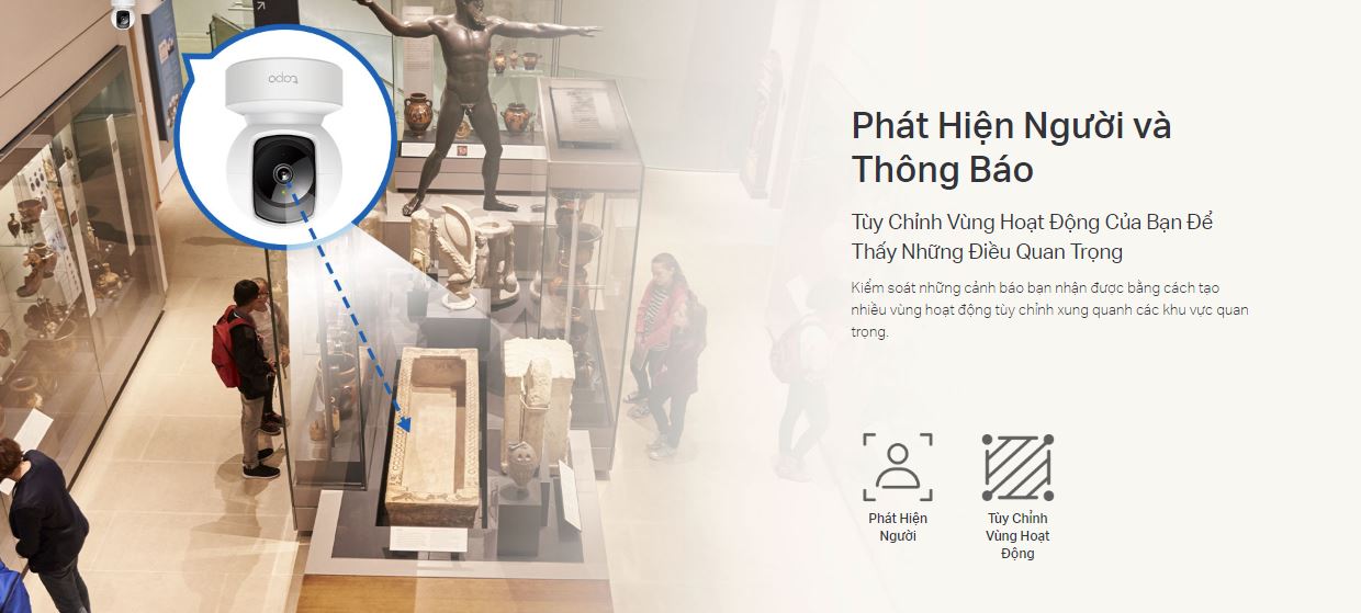 Camera quay quét 360 độ TP-Link Tapo C212 2K 3MP, đàm thoại 2 chiều, phát hiện chuyển động