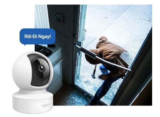 Camera quay quét 360 độ TP-Link Tapo C212 2K 3MP, đàm thoại 2 chiều, phát hiện chuyển động