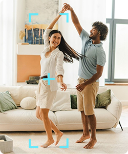 Camera Wifi trong nhà Ezviz H6C G1 4K 8MP Kết nối Wi-Fi 6 băng tần kép 2.4GHz/5GHz, Phát hiện chuyển động thông minh